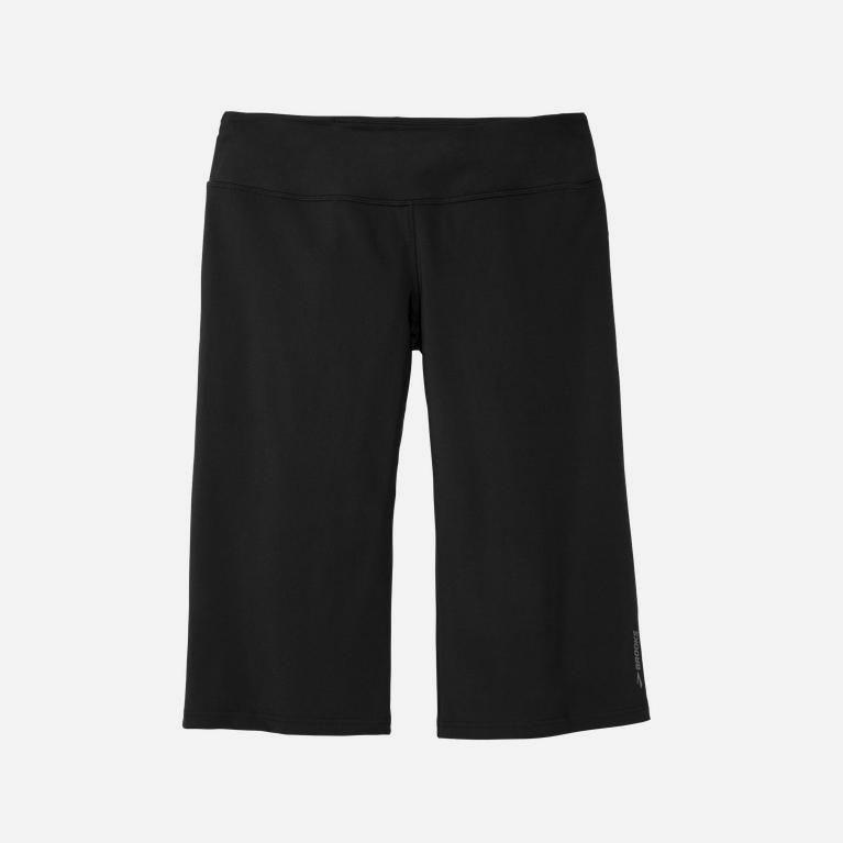 Brooks Venture Capri Løpeshorts Dame Pris - Svart - Norge (KFE496281)